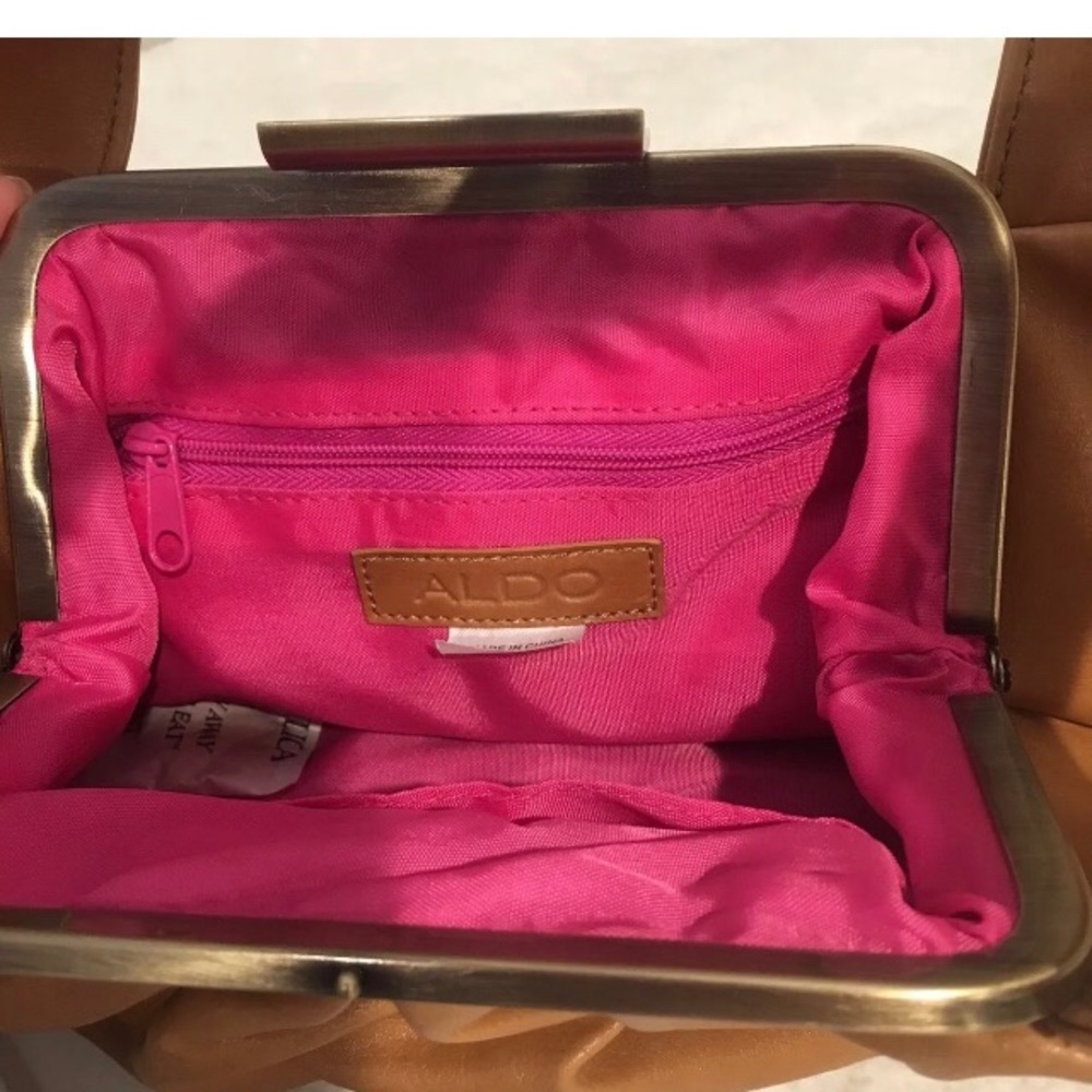 Aldo NWT Tan Small Handbag Purse - Picture 2 of 5